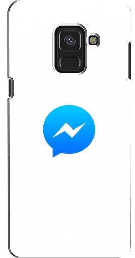 Чехол с принтом «messenger logo» для Samsung A8, A8 2018, A530F