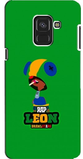 Силиконовый чехол с изображением «RAP Leon» для Samsung A8, A8 2018, A530F