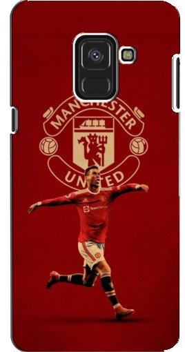 Силиконовый чехол с изображением «Ronaldo в МЮ» для Samsung A8, A8 2018, A530F