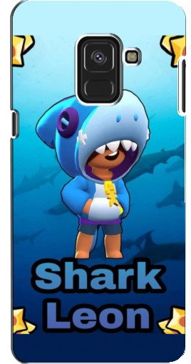 Силиконовый чехол с изображением «Shark Leon» для Samsung A8, A8 2018, A530F