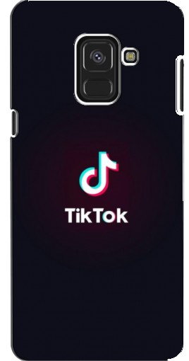 Чехол с печатью «TikTok темный»  для Samsung A8, A8 2018, A530F