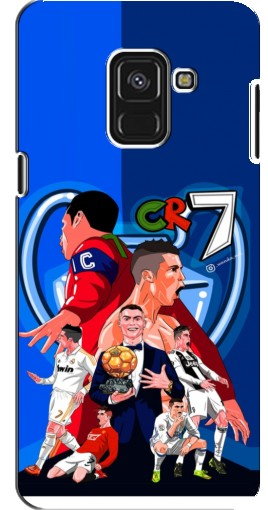 Чехол с печатью «CR7»  для Samsung A8 Plus, A8 Plus 2018, A730F