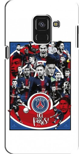 Чехол с печатью «Команда PSG»  для Samsung A8 Plus, A8 Plus 2018, A730F