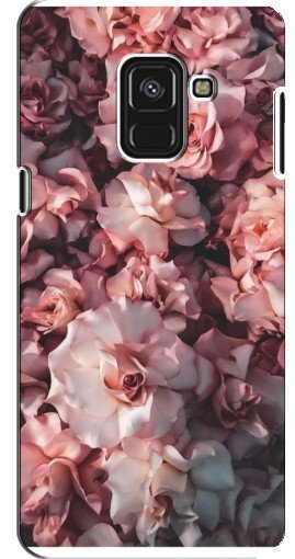 Чехол с печатью «Куст роз»  для Samsung A8 Plus, A8 Plus 2018, A730F