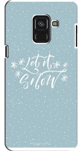 Чехол с картинкой «Let it Snow» для Samsung A8 Plus, A8 Plus 2018, A730F