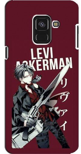 Силиконовый чехол с изображением «levi Ackerman» для Samsung A8 Plus, A8 Plus 2018, A730F