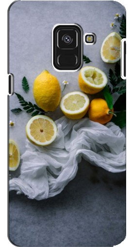 Чехол с принтом «Лимонное настроение» для Samsung A8 Plus, A8 Plus 2018, A730F