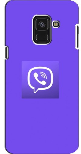 Чехол с принтом «Лого Viber» для Samsung A8 Plus, A8 Plus 2018, A730F