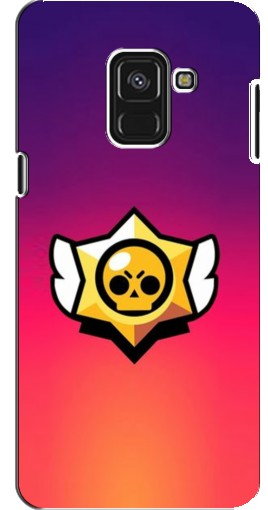 Чехол с принтом «Логотип Brawl Stars» для Samsung A8 Plus, A8 Plus 2018, A730F