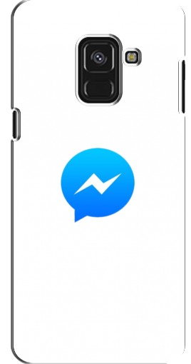 Чехол с картинкой «messenger logo» для Samsung A8 Plus, A8 Plus 2018, A730F