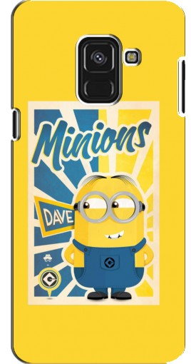 Силиконовый чехол с изображением «Minions» для Samsung A8 Plus, A8 Plus 2018, A730F