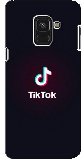 Чехол с принтом «TikTok темный» для Samsung A8 Plus, A8 Plus 2018, A730F