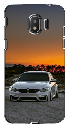 Чехол с печатью «BMW белая»  для Samsung Galaxy J2 2018, J250