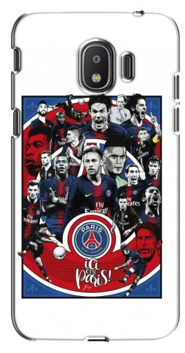 Чехол с картинкой «Команда PSG» для Samsung Galaxy J2 2018, J250