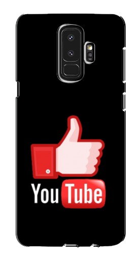 Силиконовый чехол с изображением «Лайк YouTube» для Samsung S9 Plus G965