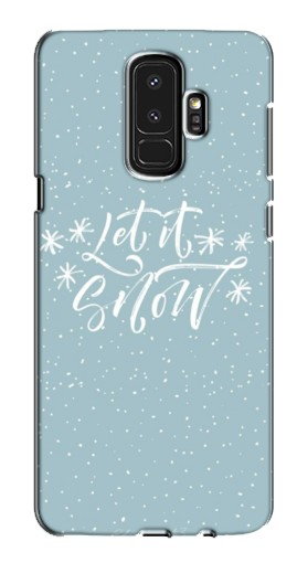 Чехол с картинкой «Let it Snow» для Samsung S9 Plus G965