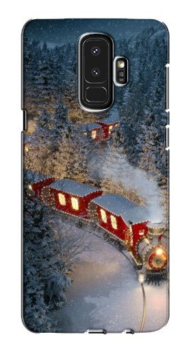 Чехол с печатью «Новогодний поезд»  для Samsung S9 Plus G965