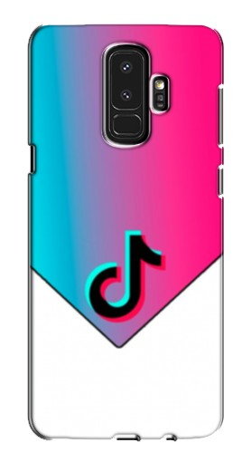 Силиконовый чехол с изображением «Tiktok Logo» для Samsung S9 Plus G965