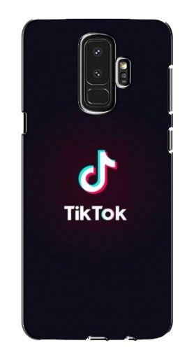 Чехол с печатью «TikTok темный»  для Samsung S9 Plus G965