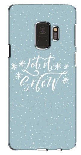 Чехол с картинкой «Let it Snow» для Samsung S9, G960