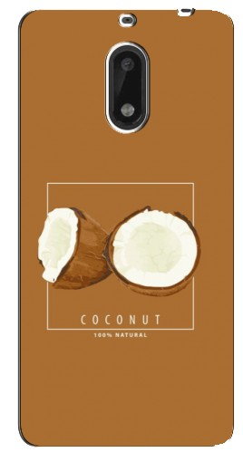 Чехол с принтом «Coconut» для Nokia 6