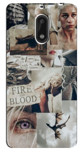 Чехол с принтом «Коллаж Дейнерис» для Nokia 6