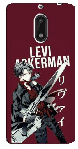 Чехол с принтом «levi Ackerman» для Nokia 6