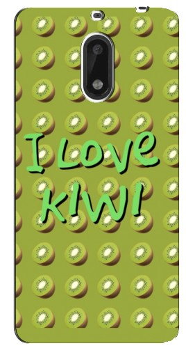 Чехол с печатью «Love Kiwi»  для Nokia 6