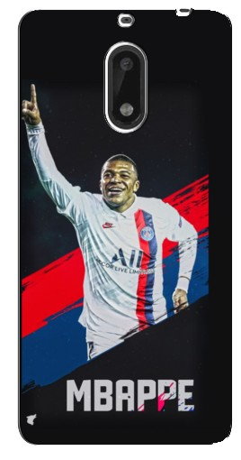 Чехол с картинкой «Mbappe в ПСЖ» для Nokia 6