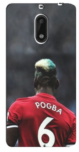 Силиконовый чехол с изображением «Pogba 6» для Nokia 6