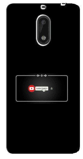 Чехол с принтом «subscribed» для Nokia 6