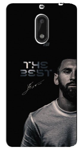 Силиконовый чехол с изображением «The Best Messi» для Nokia 6