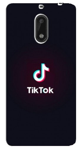 Чехол с картинкой «TikTok темный» для Nokia 6