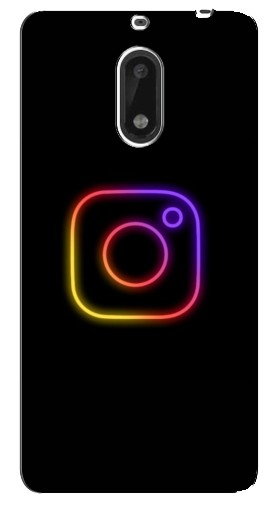 Чехол с принтом «Значок Инсты» для Nokia 6