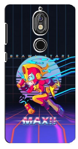 Чехол с печатью «Brawl MAX»  для Nokia 7