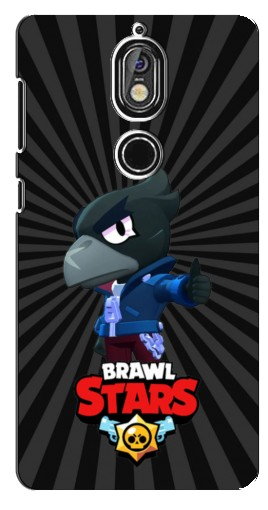 Чехол с принтом «Crow Brawl Stars» для Nokia 7