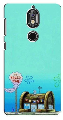 Силиконовый чехол с изображением «Krusty Krab» для Nokia 7