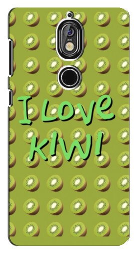 Чехол с картинкой «Love Kiwi» для Nokia 7