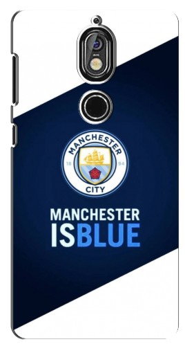 Чехол с печатью «Manchester is Blue»  для Nokia 7