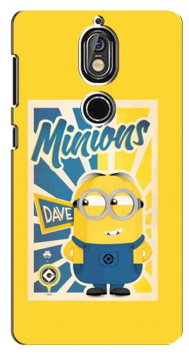 Чехол с печатью «Minions»  для Nokia 7