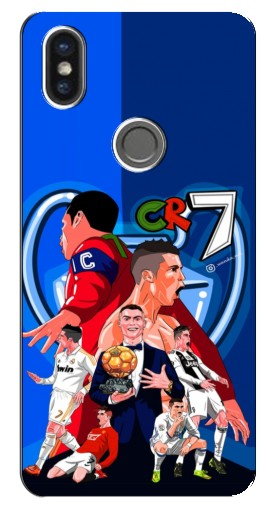 Силиконовый чехол с изображением «CR7» для Xiaomi Mi6X