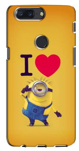 Чехол с печатью «I Love Minion»  для One Plus 5T