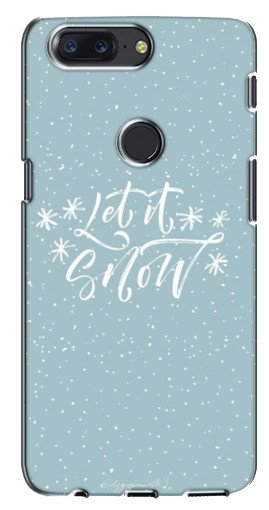 Чехол с картинкой «Let it Snow» для One Plus 5T