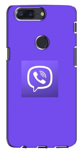 Силиконовый чехол с изображением «Лого Viber» для One Plus 5T