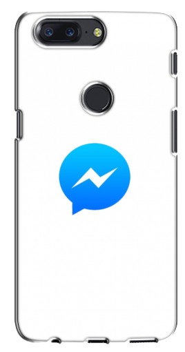 Силиконовый чехол с изображением «messenger logo» для One Plus 5T