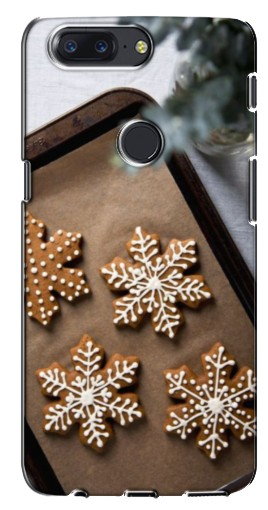 Силиконовый чехол с изображением «Пряничные снежинки» для One Plus 5T