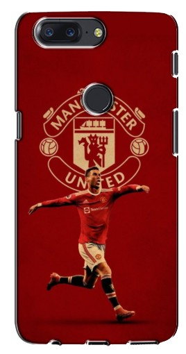 Силиконовый чехол с изображением «Ronaldo в МЮ» для One Plus 5T