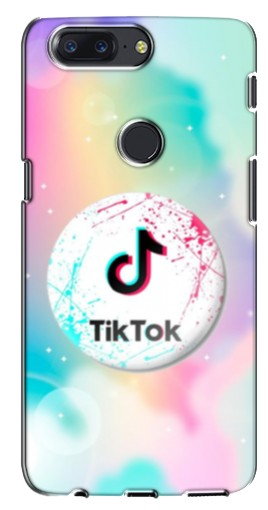 Силиконовый чехол с изображением «TikTok принт» для One Plus 5T