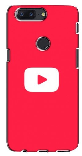 Силиконовый чехол с изображением «YouTube Кнопка» для One Plus 5T