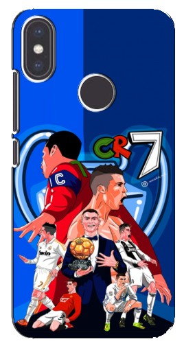 Силиконовый чехол с изображением «CR7» для Xiaomi Mi A2